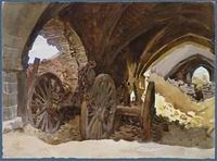 (image for) Handmade oil painting Copy paintings of famous artists John Singer Sargenti's art Wheels in Vault 191